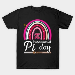 International Pi Day 14 March Math Teacher T-Shirt